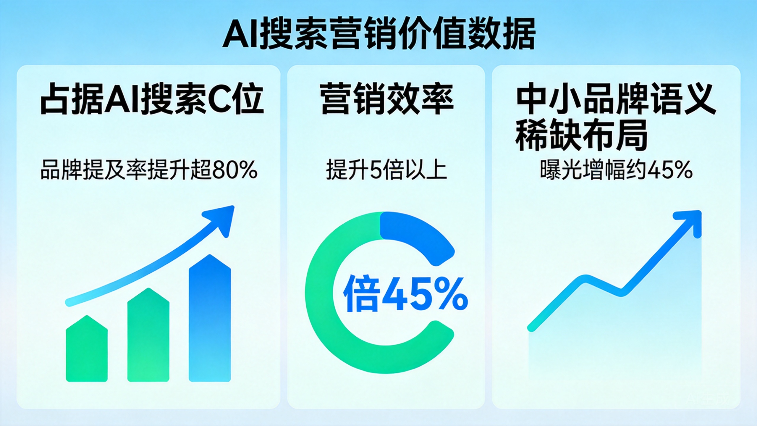 AI搜索C位流量价值核心数据 品牌营销效果提升展示