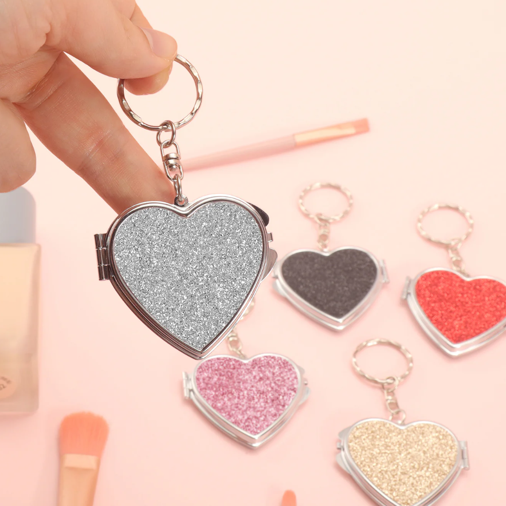 Heart Mirror Keychain