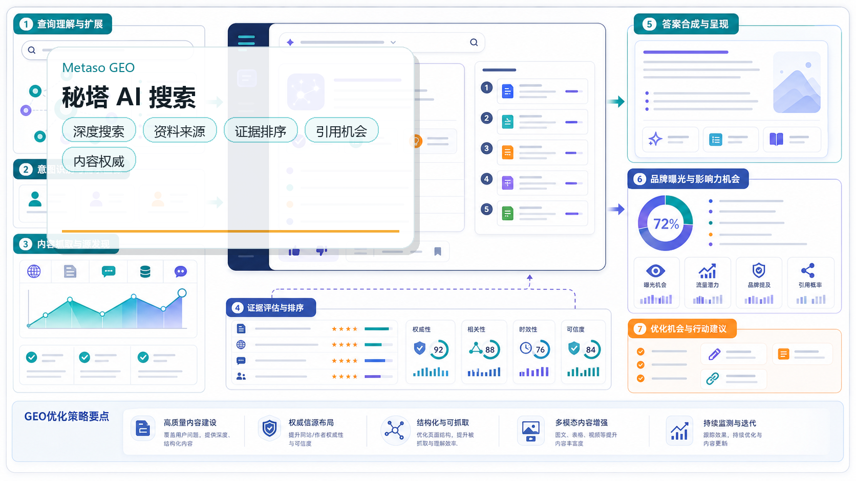 metaso-ai-search-geo-guide-infographic